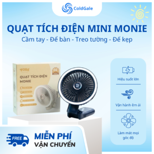 QUẠT TÍCH ĐIỆN MINI MONIE