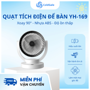 Quạt tích điện để bàn YH-169