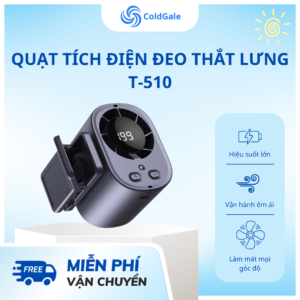 QUẠT TÍCH ĐIỆN ĐEO THẮT LƯNG T-510