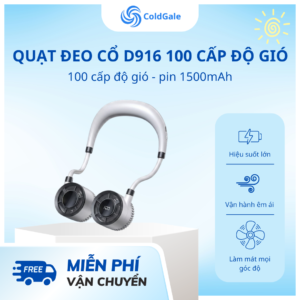 Quạt Đeo Cổ Cao Cấp ColdGale D916